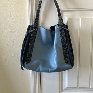 Real Leather blue 1941 Coach purse